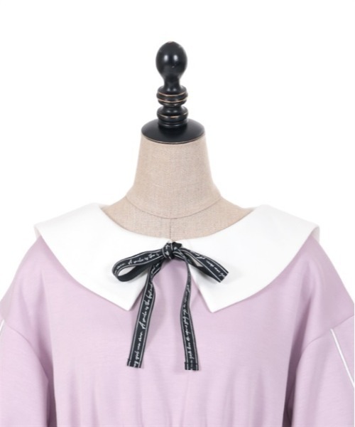 axes femme POETIQUE ワンピース セーラーカラーカット