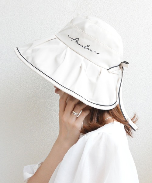 styiro 帽子 ハット 「UVカット・紐付き」ワイヤー入りロゴ入り