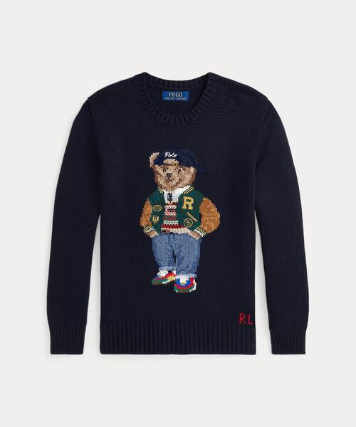 ニット Polo ベア クルーネック セーター キッズ : 85587642 