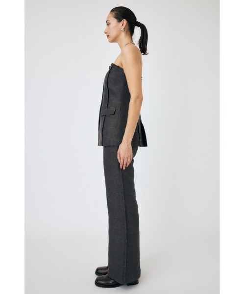 MOUSSY（マウジー） オールインワン TAILORED BARE TOP オールインワン  