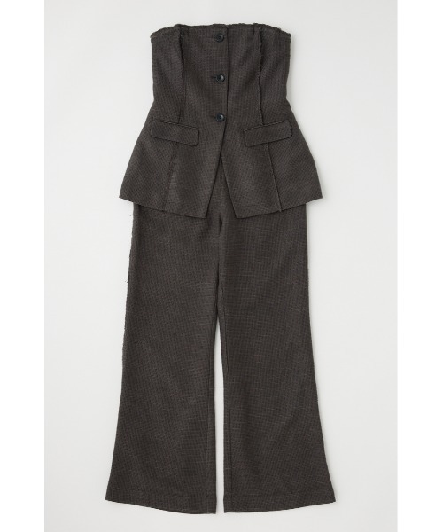 オールインワン TAILORED BARE TOP オールインワン レディース 