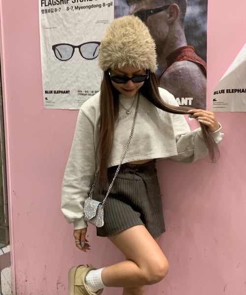 ❤︎出品 INTER FACTORY トレーナー スウェット mayu - ラインストーン