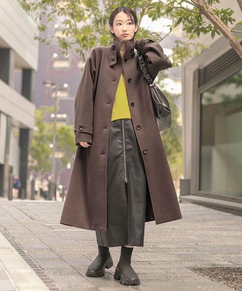 ニット セーター 「一部店舗限定」ロゴニット レディース LAKOLE ニット セーター 刺繍ロゴモールニットプルオーバー