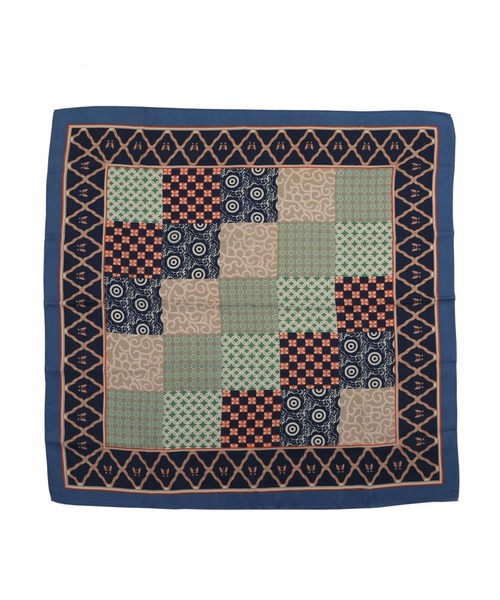 colleca la（コレカラ） スカーフ バンダナ パッチワーク柄スカーフ