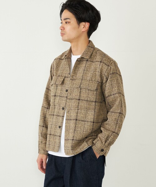 ダーリッチ　フラップシャツジャケット　コート　cpoジャケット　くすみ　ピンク 楽天市場】Oversized CPO Jacket (light purple) レディース