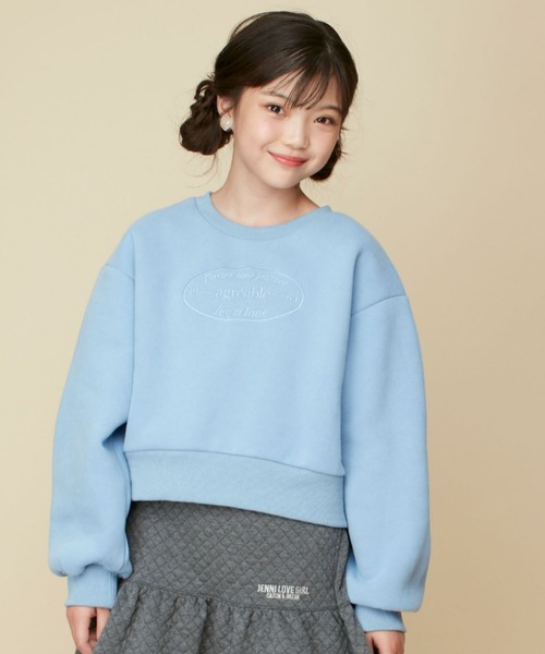 JENNI love トレーナー 「あったか」裏起毛ししゅうトレーナー キッズ 