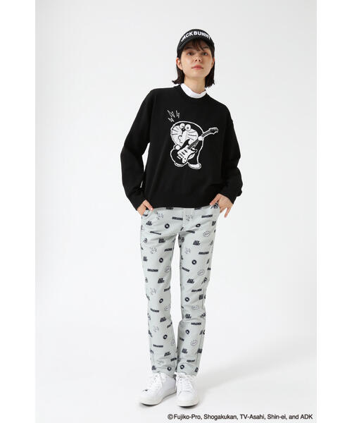 Jack Bunny! ドラえもん プリントパンツ Jack Bunny!! パンツ 「Jack Bunny!!」「ドラえもん」裏微起毛撥