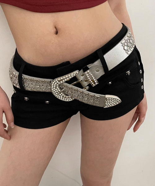 Mayree ベルト 「urge select」Y2K スタッズ ラインストーン ビジュー