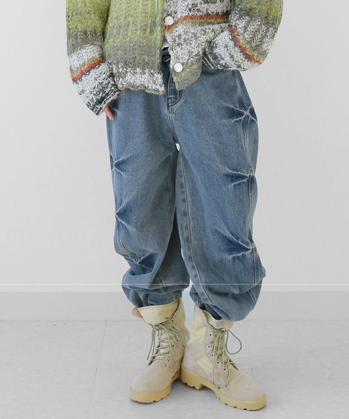 GOJOYJINNI&TH4SWE ワックスコーティングバイカーデニム 楽天市場