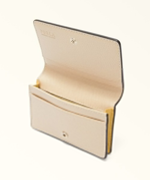 FURLA レディース名刺入れ（色：ベージュ系）｜ファッション小物