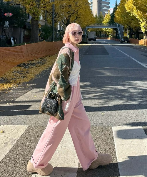 【タグ付き/美品】Alley Tokyo　アーガイル柄のふさふさBIGカーデ タグ付き/美品】Alley Tokyo アーガイル柄のふさふさBIGカーデ タグ