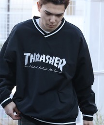 THRASHER ナイロンジャケット 「THRASHER/スラッシャー」Vネック