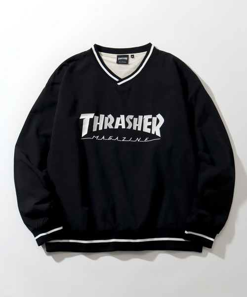thrasher ウエア THRASHER ジャージ 「THRASHER」 ワンポイント ロゴ刺繍 ライン