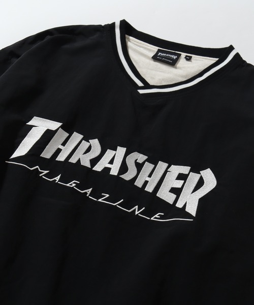 thrasher ウエア THRASHER ジャージ 「THRASHER」 ワンポイント ロゴ刺繍 ライン