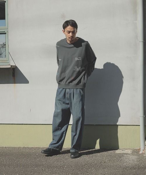 BAYFLOW（ベイフロー） ジーンズ ワイドカーブデニムパンツ メンズ