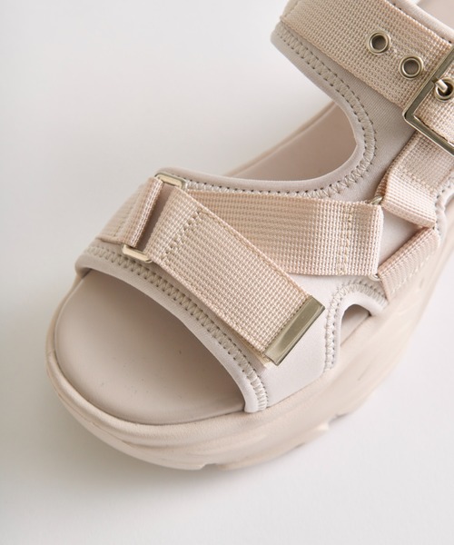 OLIVE des OLIVE（オリーブデオリーブ） サンダル バックル付き
