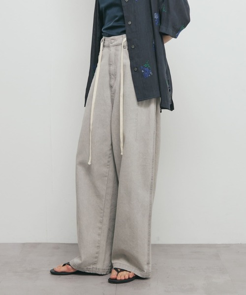 ドローストリングデニム KBF ジーンズ デニム デニムパンツ 「2サイズ展開」ドロー