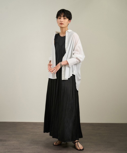 SALON adam et rope'（サロン アダム エ ロペ） リネンシャツ ブラウス