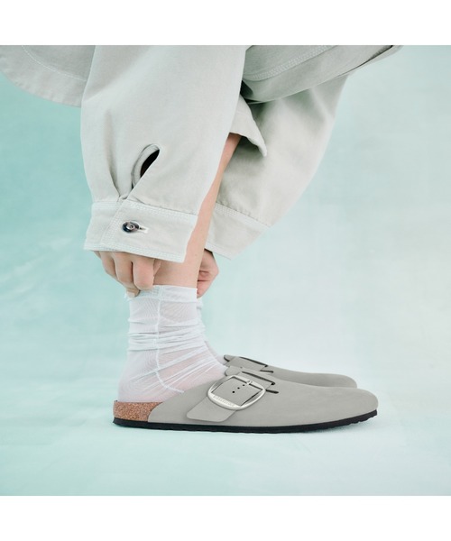 ★BIRKENSTOCK★ボストン ビッグ バックル ピュアセージ 1028003_sole.jpg