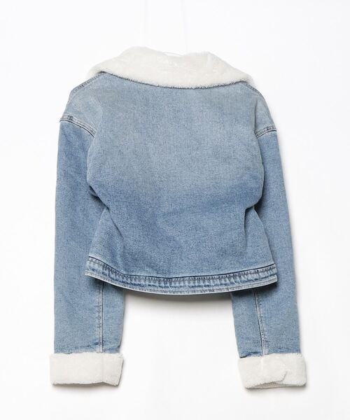 入荷nowオンラインストア Hollister 「Hollister」 デニムジャケット S ブルー レディース ジャケット・アウター