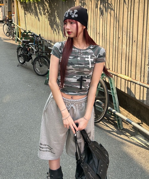tシャツ A'GEM/9 × .kom 「NIIER NOR/ニーアノア」 VINTAGE CROSS BUTTON DOWN TEE/ヴィンテージク NIIER NOR tシャツ A'GEM/9 × .kom 「NIIER NOR/ニーアノア