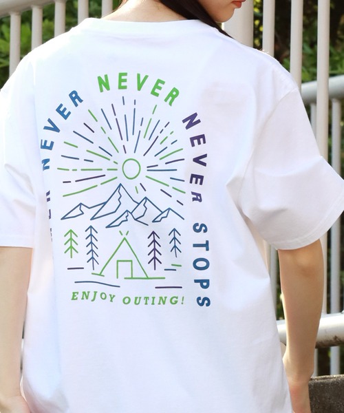 ◆S/Double◆ Design By T-Shirt 半袖 ロゴ Tシャツ Logo embroidered short sleeve T-shirt / ロゴ刺繍半袖Tシャツ