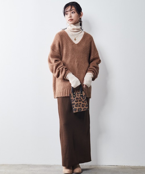 「CHIC STYLE」 「SMILELAND」タイトスカート L ブラック レディース_画像9