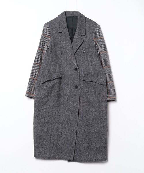 ELENDEEK（エレンディーク） コート 02 グレー レディース : ZOZOTOWN