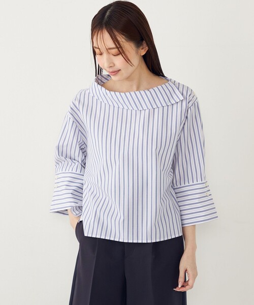 【最終お値下げ】マリンブラウス LA MARINE FRANCAISE（マリンフランセーズ） ブラウス シャツ レースの
