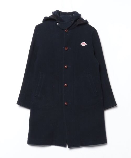 DANTON ウールカラーレスジャケット　コート　サイズ36 ネイビー Danton（ダントン） ノーカラーコート 36 ネイビー メンズ : ZOZOTOWN