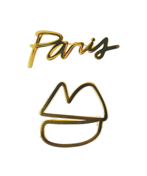 ROOP TOKYO ブローチ EMILY IN PARIS × FUDGE / BROOCH SET