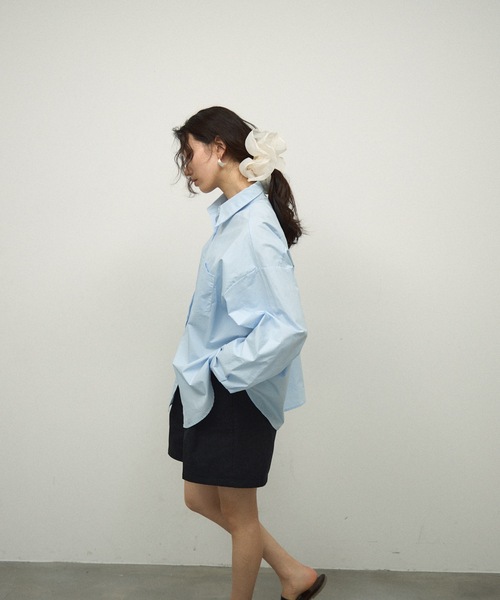 シュシュ Organdie Big Frilled Scrunchie / オーガンジービッグフリル