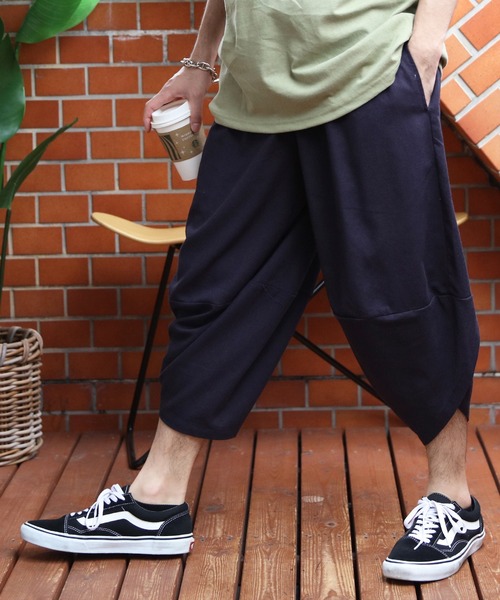 リネンサルエルパンツ 8（eight） パンツ リネン サルエルパンツ メンズ レディース