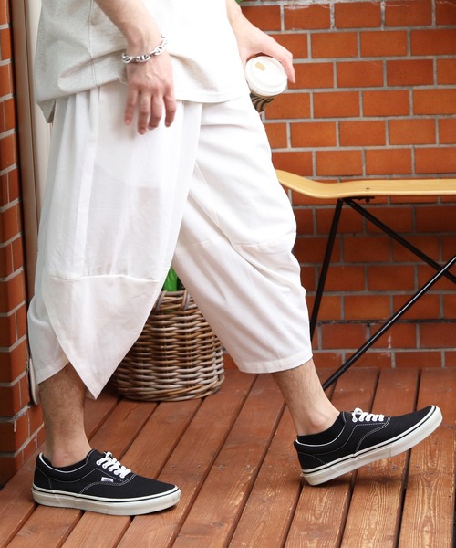 サルエルパンツ（メンズクロップドパンツ）｜ボトムス、パンツ