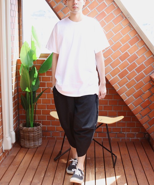 8 パンツ リネン サルエルパンツ メンズ レディース : ZOZOTOWN Yahoo