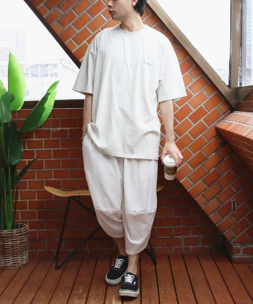 8 パンツ リネン サルエルパンツ メンズ レディース : ZOZOTOWN Yahoo