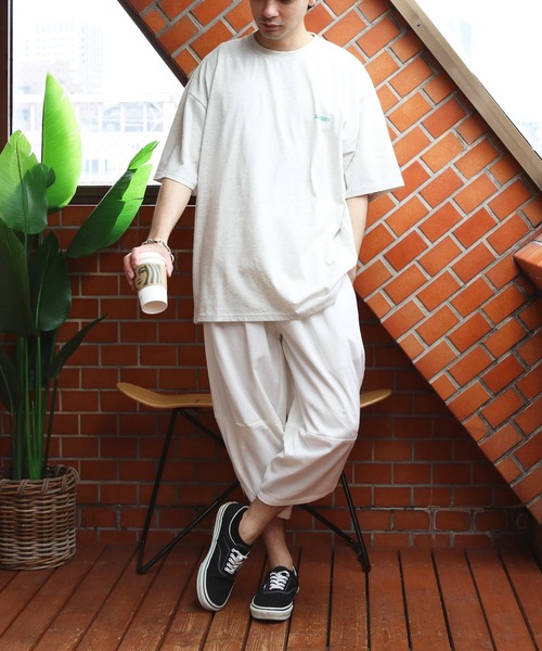 8 パンツ リネン サルエルパンツ メンズ レディース : ZOZOTOWN Yahoo