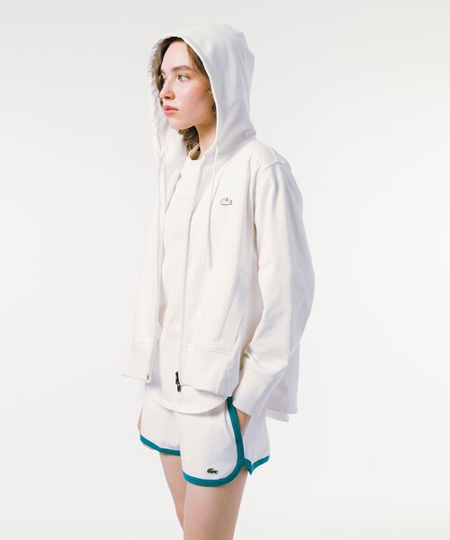 [LACOSTE] Zip выше Parker 36 белый женский 