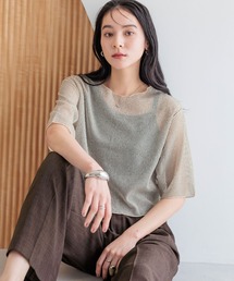 tシャツ シアーラッセルカットトップス / Sheer Russel Cut Tops レディース Sheer Russel Skin Top(FREE OFF WHITE): STUDIOUS: WOMENS