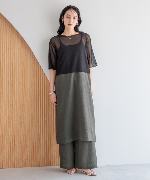 tシャツ シアーラッセルカットトップス / Sheer Russel Cut Tops レディース LOWRYS FARM tシャツ シアーラッセル5S 492104 レディース