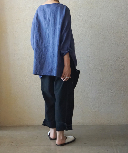 JOURNAL STANDARD LUXE ブラウス シャツ エアリーリネンボート