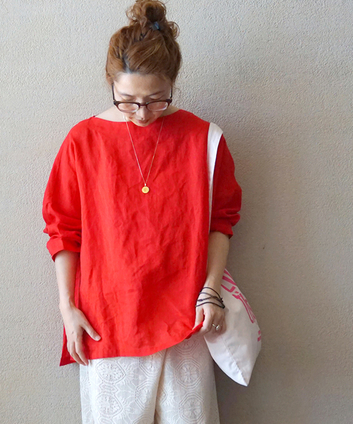 journal standard luxe エアリネンボートネックブラウス JOURNAL STANDARD LUXE（ジャーナルスタンダード ラックス）の