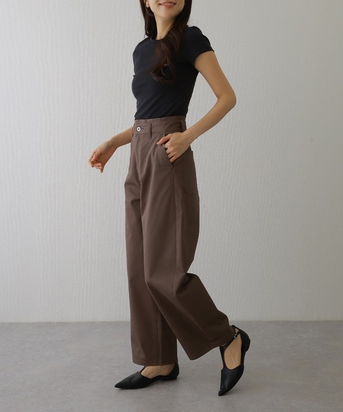 Lace Ladies チノパン ワイドエッグチノパンツ レディース