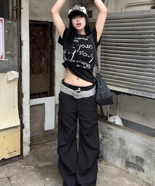 NAMEFUNY GUERRILLA Tシャツ Y2K 韓国 ロンT ストリート NAMEFUNY