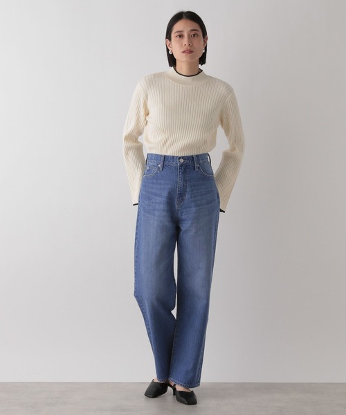 [LOWRYS FARM] Denim брюки MEDIUM голубой женский 