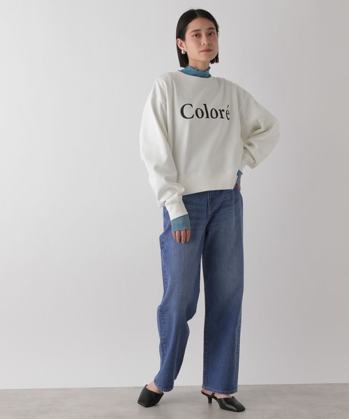 [LOWRYS FARM] Denim брюки MEDIUM голубой женский 