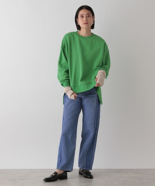 [LOWRYS FARM] Denim брюки MEDIUM голубой женский 