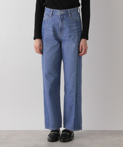 [LOWRYS FARM] Denim брюки MEDIUM голубой женский 