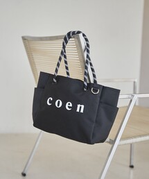 トートバッグ 「新色登場・追加」coen（コーエン） ロゴ Pキャンバストートバッグ（Mサイズ） レディース｜ZOZOTOWN Yahoo!店