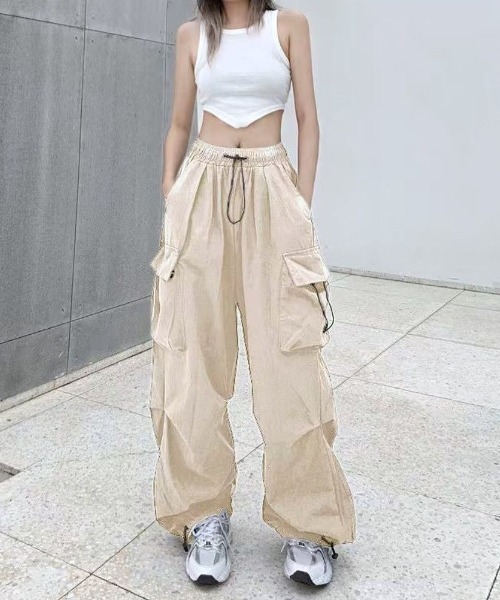 Roen カーゴパンツ ワイドパンツ ワイドパンツ カーゴパンツ レディース : ZOZOTOWN Yahoo!店 - 通販